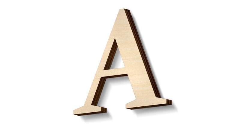 Lettere in Legno