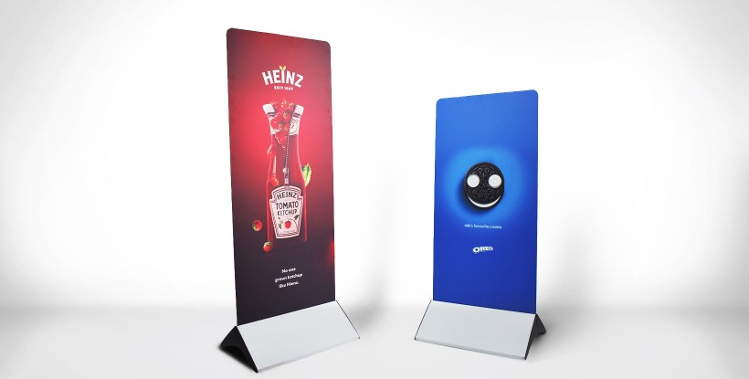 Display Alluminio Piccolo per Annunci