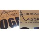 Targa in Ottone Incisa con Coperture per Viti