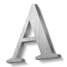 Lettere in Alluminio