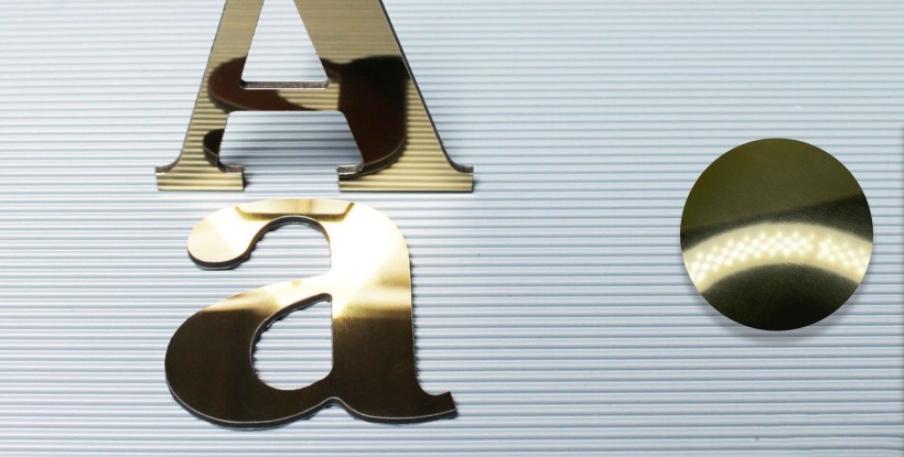 Lettera in Alluminio