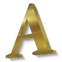 Lettere Scatolate in Ottone