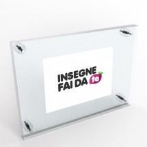 Targhe Doppie in Plexiglass