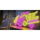 scritte neon con contorno luminoso