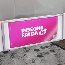 Pellicola Adesiva per Insegna Luminosa
