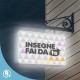 Insegna Bifacciale luminosa con staffe