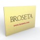 Targa in Ottone Incisa con Coperture per Viti