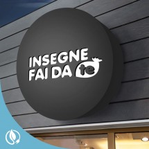 Rótulo bandeja calada redonda