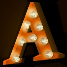 Letras con luces