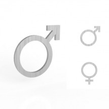 Targhette Bagno | Simboli Maschio Femmina