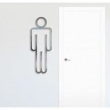 Segnaletica Interna Toilette | Pittogrammi Giganti in Acciaio per WC