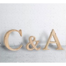 Letras Madera Boda
