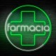 Neon cruz farmacia