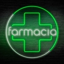 Neon cruz farmacia