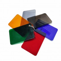Placas de metacrilato de colores