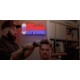 Neón para barbería 'Barber Cut and Save'