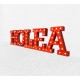 Letras con bombillas 