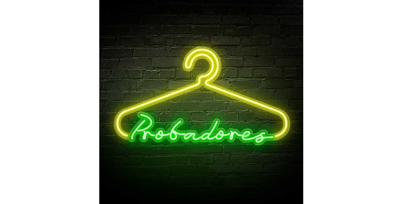 Neón Probadores para tiendas
