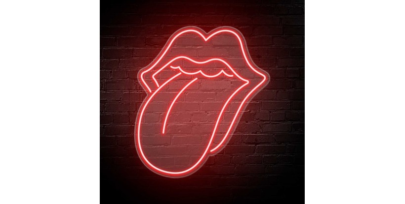 Neón Labios Rolling Stones