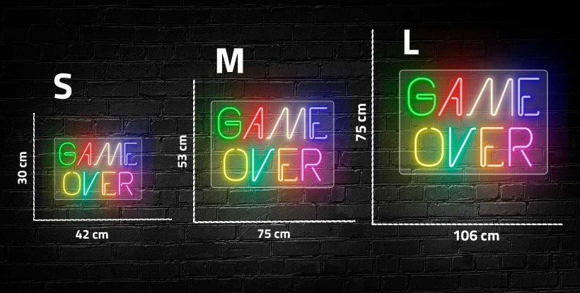 Neón GAME OVER