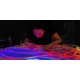 scritte neon con contorno luminoso