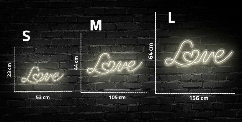 Neón Love Corazón