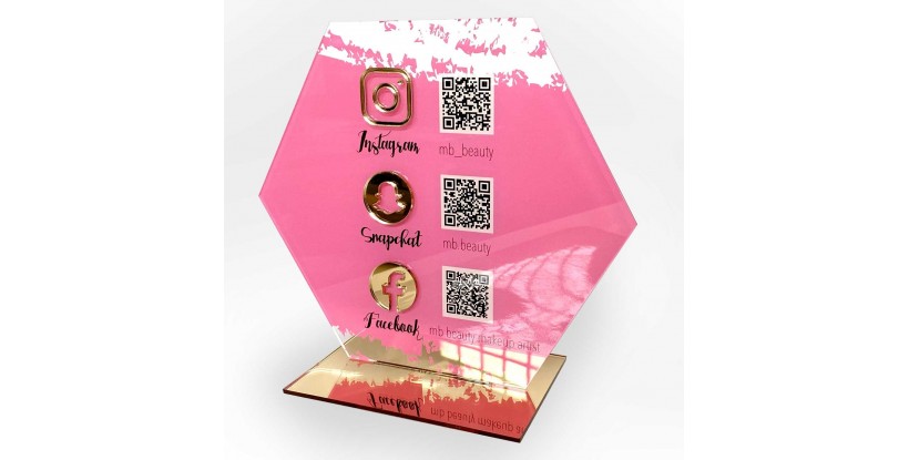 Placa redes sociales