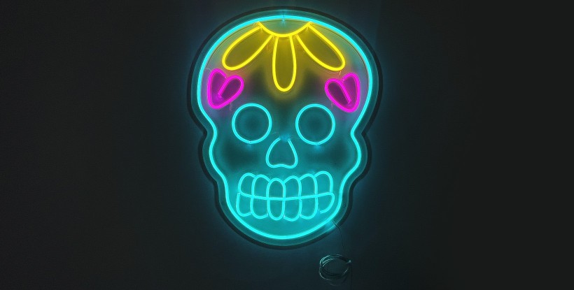 Neón Calavera