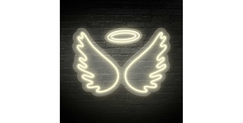 Alas de ángel Neón