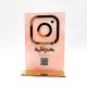 Placa Instagram | Expositor para tiendas