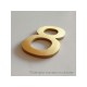 Scritta Elegante in Ottone
