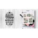 Cartelli Regalo con Cornice Instagram con Ramo di Fiori per Photo Booth