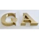 Lettere Scatolate in Ottone