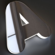 Lettere in Acciaio + Plexiglass Luminoso