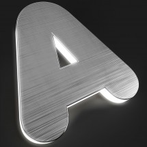 Lettere in Alluminio + Plexiglass Luminoso