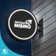 Banner rotondo luminoso a led dibond composito