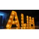 letras con luces