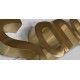 Scritta Elegante in Ottone
