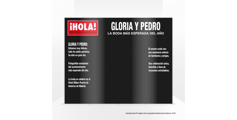 Photocall Boda Revista
