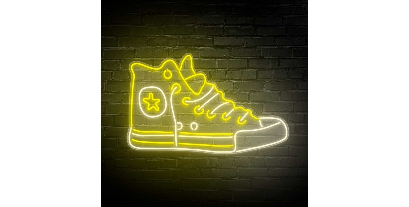 Neón bota Converse