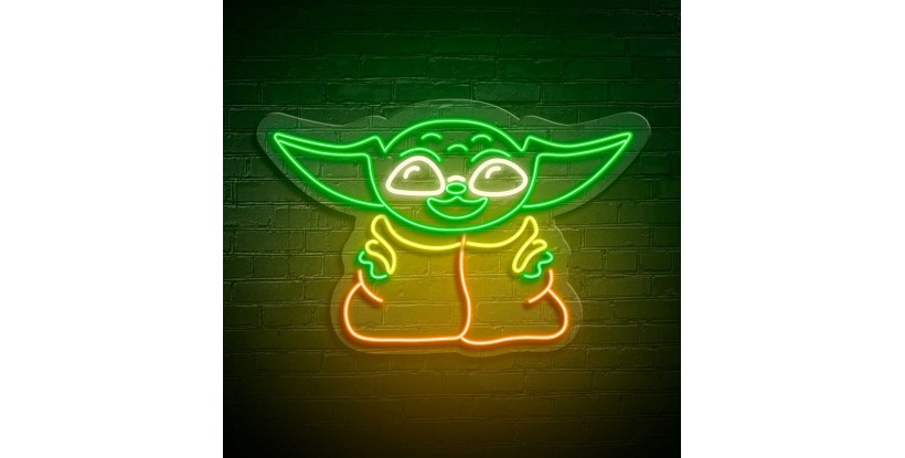 Neón Baby Yoda