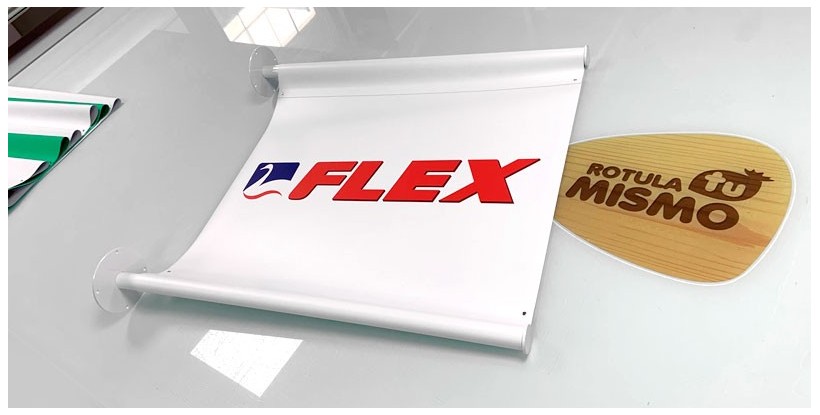 Insegna a Bandiera in Tela PVC