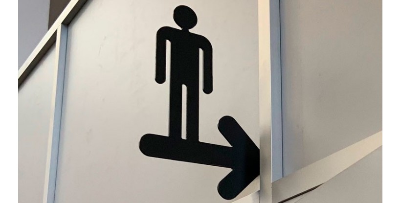 Segnaletica interna per bagni 