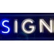 Letras corporeas retroiluminadas de PVC