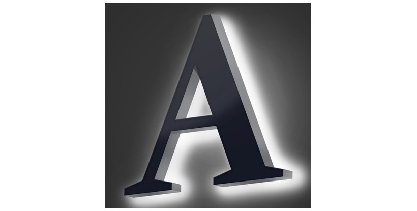 Lettere in PVC Retroilluminate